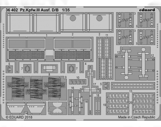 Фототравление для Pz. Kpfw. III Ausf. D/ B