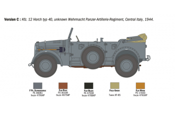 Сборная модель HORCH 901 Kft. Typ 40 Open Fruhen Ausf (1940) (подарочный набор)