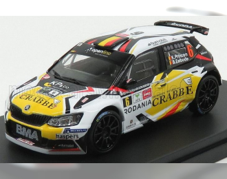 SKODA Fabia R5 №6 Rally Ypres (2018) K.Princen - B.Eelbode, White Black Yellow