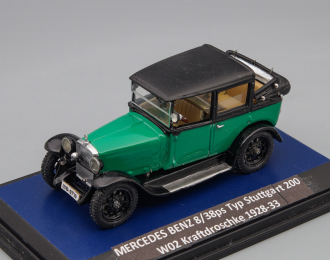 MERCEDES-BENZ 8/38ps Typ Stuttgart 200 W02 Kraftdroschke 1928-33, green / black