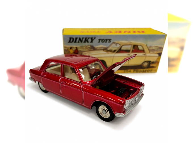 PEUGEOT 204 (1965), red