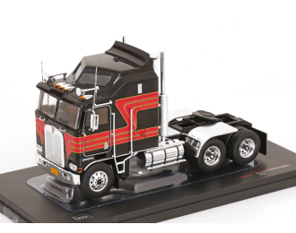 KENWORTH K100 Aerodyne Tractor Truck 3-assi (1976), Black Red