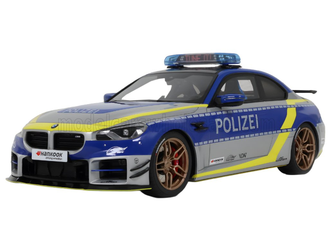 BMW AC Schnitzer AC52 Sport Polizei *Resin* (2024), blue/silver/yellow