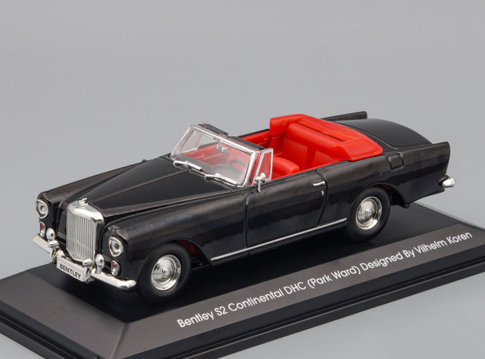 BENTLEY Continental S2 DHC 1954, black / red