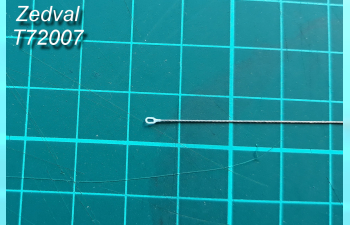 Трос Ф0,3 мм с коушами вариант 1 для авто бронетехники СССР и России