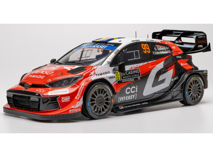 TOYOTA Yaris GR WRC RALLY1 Hybrid Team TOYOTA GAZOO RACING WRT №99 Winner Rally Monte Carlo (2026) Olivier Solberg - Elliott Edmondson