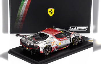 FERRARI 296 Gt3 3.0l Turbo V6 Team Vista Af Corse №54 24h Le Mans (2024) Davide Rigon - Francesco Castellacci - Thomas Flohr, Silver Red