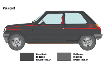 Сборная модель Renault 5 ALPINE