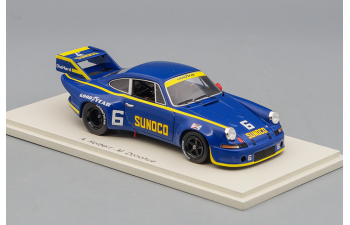 PORSCHE RSR 2.8 Long tail Sunoco 6 Watkin Glens Can Am 73, blue