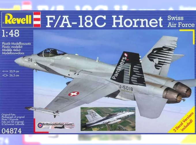 Сборная модель Швейцарский истребитель-бомбардировщик McDonnell Douglas F/A-18C Hornet