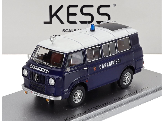  ALFA ROMEO F-12 MINIBUS 1-SERIES CARABINIERI - POLICE (1969)