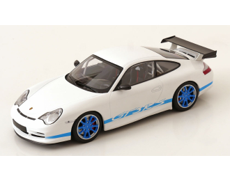 PORSCHE 911 (996) GT3 RS (2002), white blue