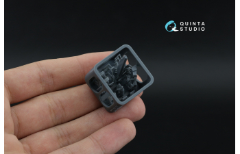 3D Декаль интерьера кабины Ка-50 (черные панели) (Italeri) (с 3D-печатными деталями)