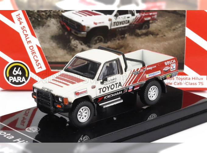 TOYOTA Hilux Pick-up Racing (1985), White Red