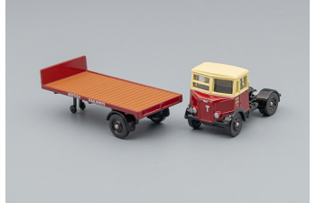 THORNYCROFT Nippy - British Rail Flatbed, red / yellow