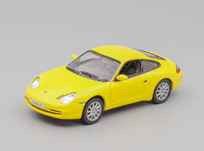 PORSCHE 911 996 Carrera 4 Coupe (2001), yellow