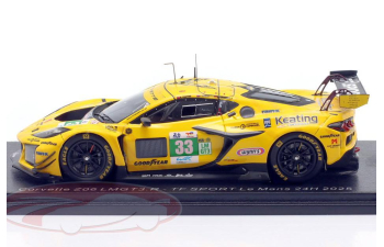 CHEVROLET Corvette Z06 GT3.R №33 24h LeMans Ben Keating, Daniel Juncadella, Jonny Edgar (2025), yellow