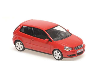 VOLKSWAGEN Polo (2005), red