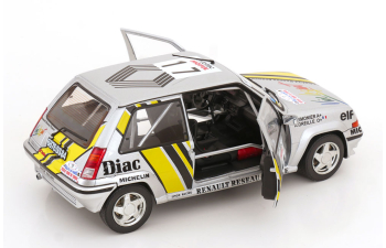 RENAULT R5 Supercinque Gt Turbo Team Simon Racing №17 Rally Tour De Corse (1989) Alain Oreille - Gilles Thimonier, Silver
