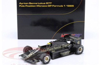 LOTUS 97T #12 GP Monaco Formula 1 Ayrton Senna (1985) + книга (1985)