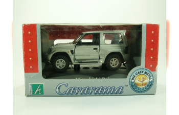 MITSUBISHI Pajero, NN29 7HB UK 1:43, серебристый