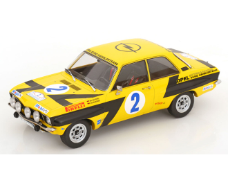 OPEL Ascona A №2 Rally Acropolis Walter Röhrl / Christian Geistdörfer (1975), yellow