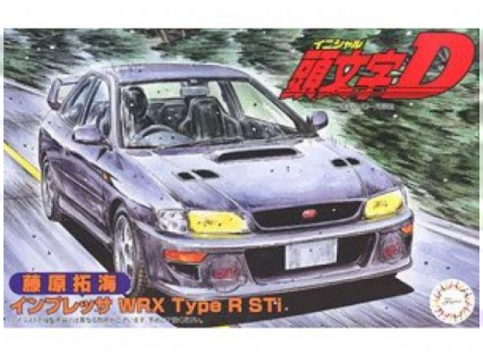 Сборная модель Initial D Subaru Impreza WRX Typer STi Fujiwara Takumi