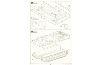 Сборная модель Немецкий боевой танк Leopard II Revolution