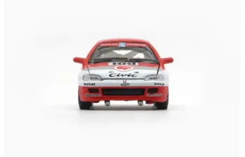 HONDA Civic EG6 #100 (RHD) JTC Idemitsu (1993), red/white