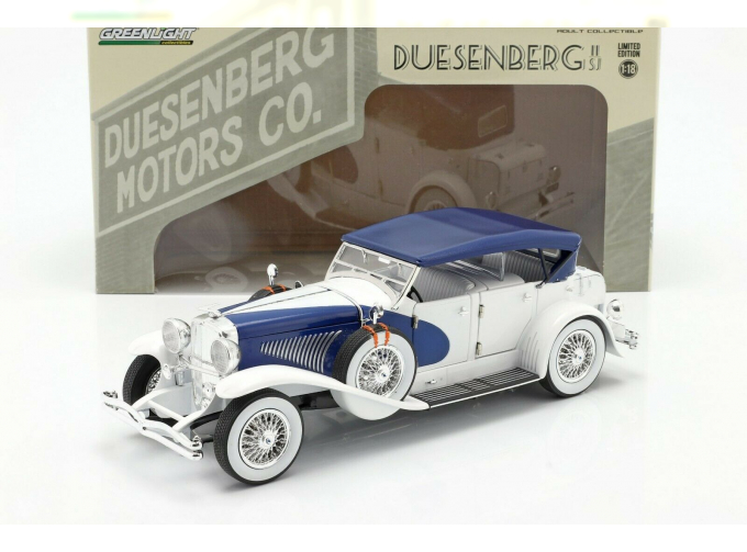 DUESENBERG II SJ La Grande Torpedo (1930), White/Blue