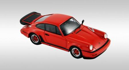 PORSCHE 911 Clubsport Indichred Ltd edition 500 pcs, red