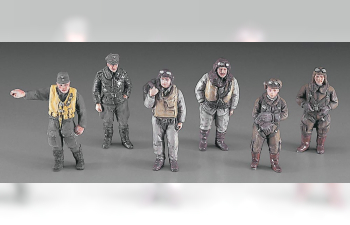 Сборная модель Фигурки пилотов W.W.II Pilot Figure Set (JAPANESE, German, U.S./BRITISH Pilot F