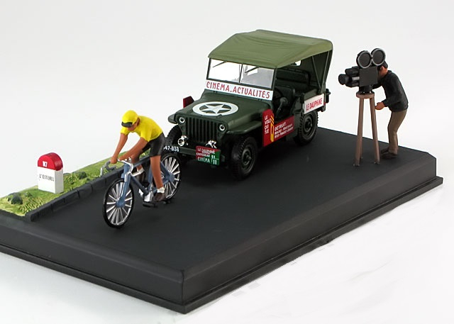 WILLYS Jeep MB La course cycliste (1951), olive green