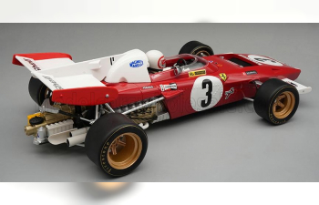 FERRARI F1 312b2 N 3 Zandvoort Gp (with Pilot Figure) (1971) Clay Regazzoni - Con Vetrina - With Showcase, Red White