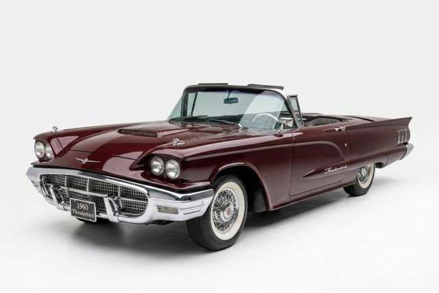 FORD Thunderbird Open Convertible (1960), royal burgundy poly