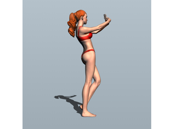 Фигурка 657 Селфи 1, окрашенная