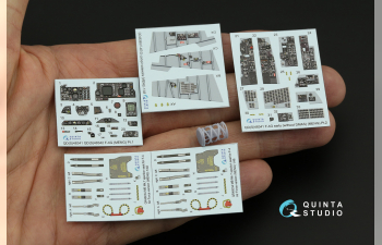 3D Декаль интерьера кабины F-4G early (Meng) (с 3D-печатными деталями)