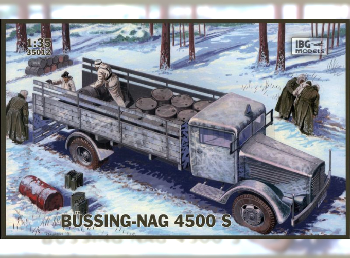 Сборная модель Немецкий грузовой автомобиль Bussing-Nag 4500 S