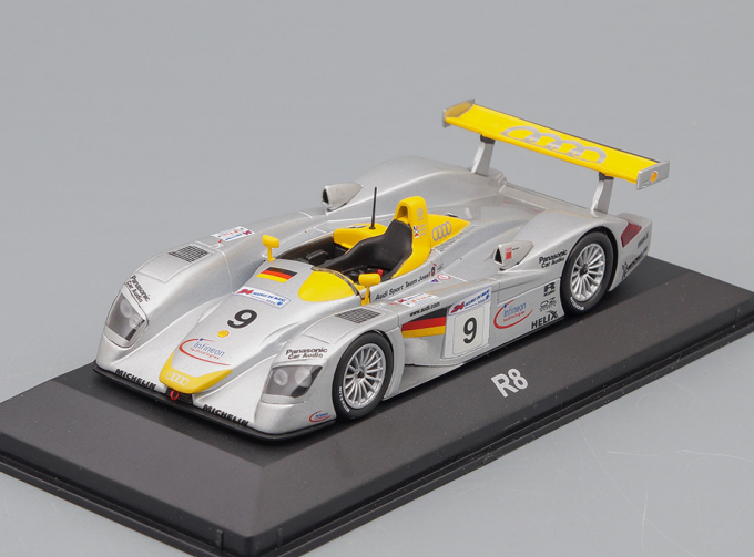 AUDI R8 Le Mans #9, silver