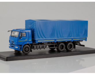 Камский грузовик 65117 бортовой (рестайлинг), синий