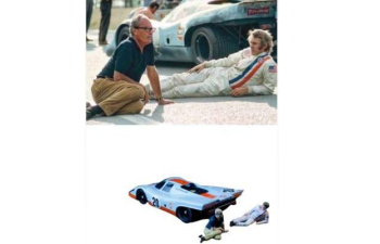 Фигуркa кинорежиссёр Джон Элиот Стёрджес на съемках кино Ле-Ман