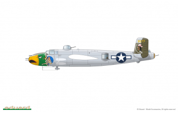 Сборная модель Бомбардировщик B-25J Mitchell, GUNN´s BUNNY