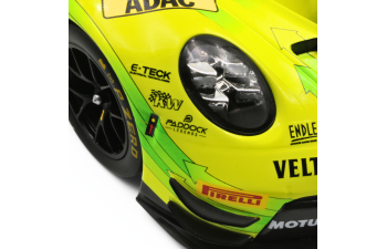 PORSCHE 911 GT3 R #911 Manthey-Racing 24h Nuerburgring Laurens Vanthoor, Thomas Preining, Kevin Estre, Ayhancan Güven (2024), yellow/green
