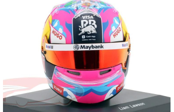 MINI HELMET Racing Bulls VCARB 02 Singapore GP Formula 1 Liam Lawson (2025)