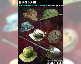 U.S. Boonie Hats (10 pcs) and E-tools (3 pcs) / Шляпы буни США (10 шт.) и инструменты