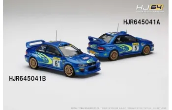 SUBARU Impreza WRC #5 Monte Carlo (1999), blue/yellow