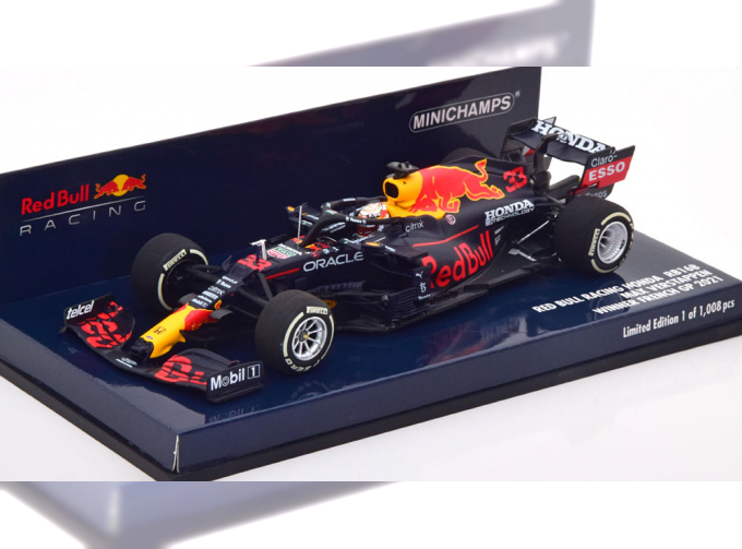 RED BULL RB16B Winner GP France World Champion, Verstappen (2021)