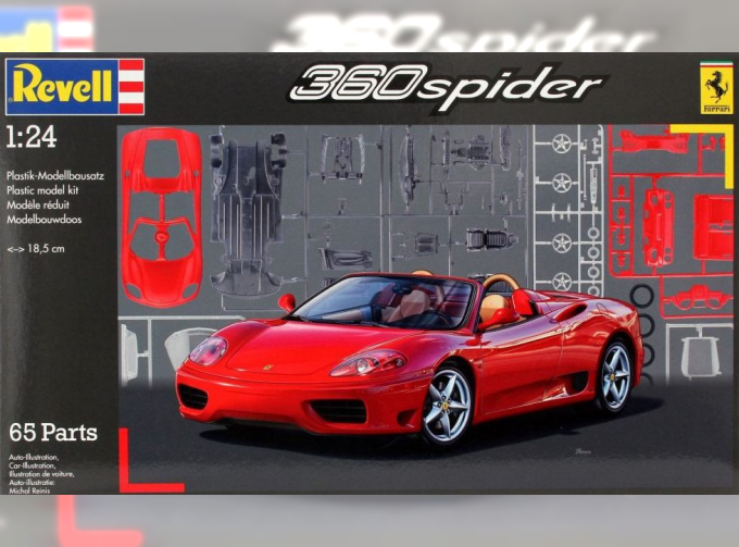 Сборная модель Легковой автомобиль Ferrari 360 Spider