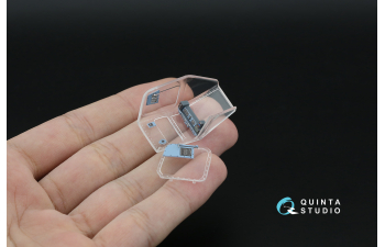 3D Декаль интерьера кабины Ка-50 (серо-голубые панели) (Italeri) (с 3D-печатными деталями)