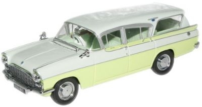 VAUXHALL CRESTA FRIARY Estate Swan 1961, White/Lime Yellow